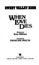 Cover of When love dies