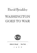 Cover of Washington goes to war