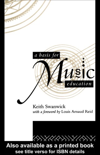 Cover of A basis for music education