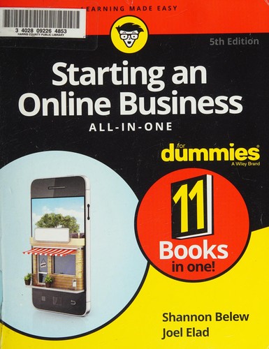 Cover of Starting an online business all-in-one for dummies