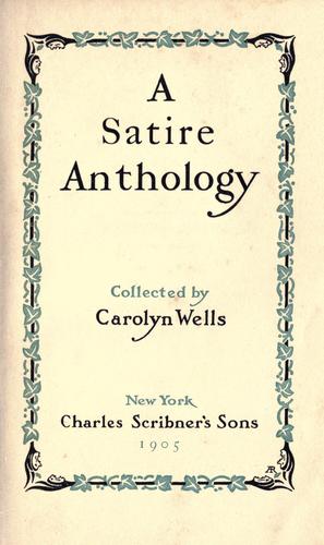Cover of A satire anthology