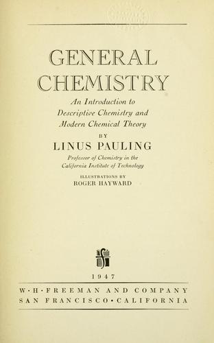 Cover of General chemistry