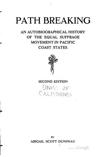 Cover of Path breaking