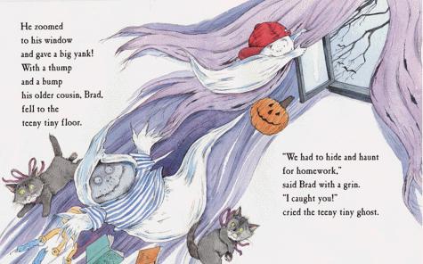 Cover of The teeny tiny ghost