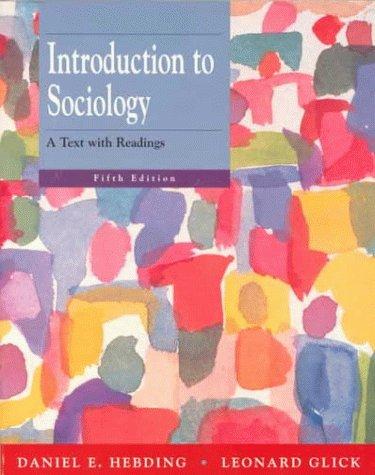 Cover of Introduction to sociology