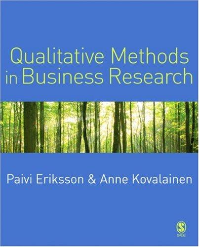 Cover of Qualitative methods in business research