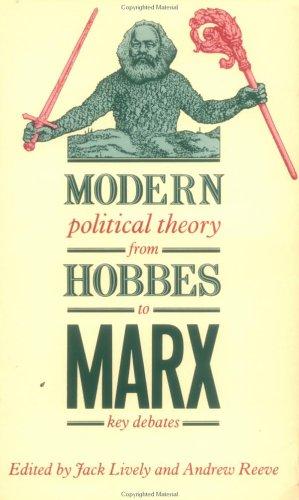Cover of Modern political theory from Hobbes to Marx