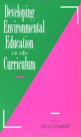 Cover of Developing environmental education in the curriculum
