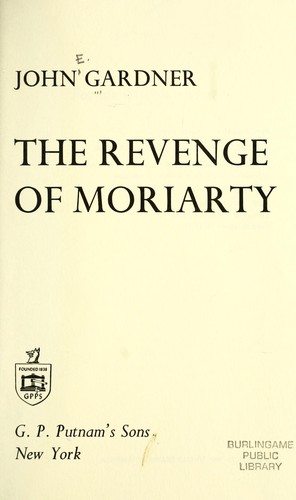 Cover of The revenge of Moriarty