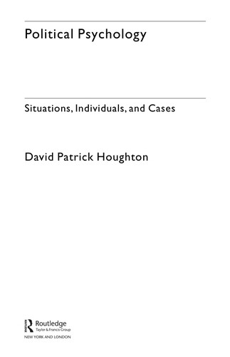 Cover of Political psychology