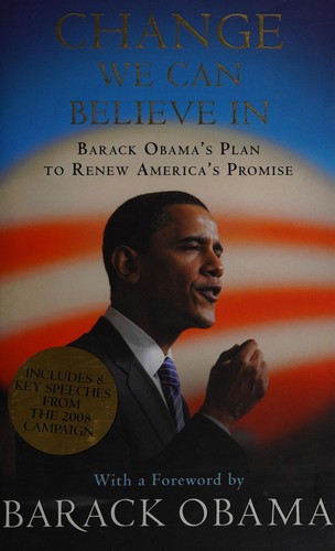 Cover of Change we can believe in