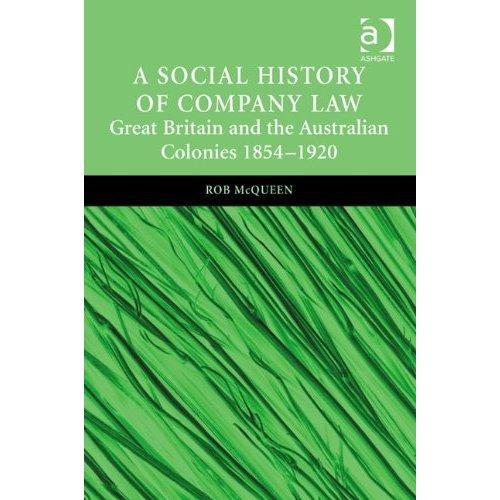 Cover of A social history of company law