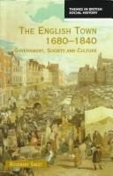 Cover of The English town, 1680-1840