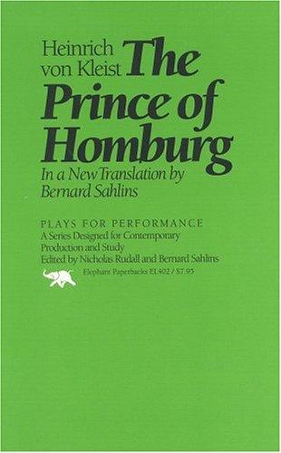 Cover of Prinz Friedrich von Homburg