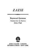 Cover of Zazie dans le métro