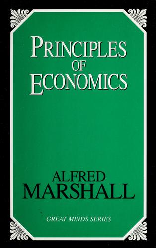 Cover of Principles of economics
