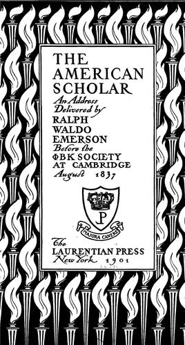 Cover of The American scholar