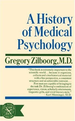 Cover of A history of medical psychology