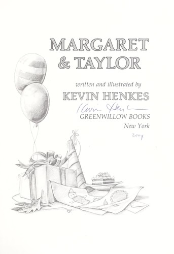 Cover of Margaret and Taylor