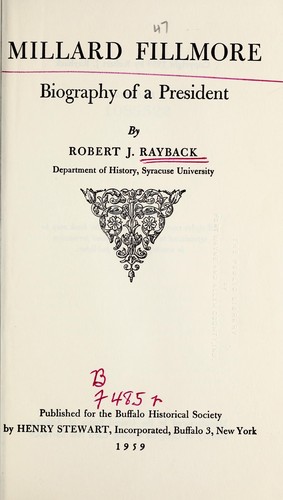 Cover of Millard Fillmore