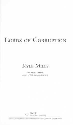 Cover of The lords of corruption