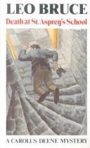 Cover of Death at St. Asprey's School