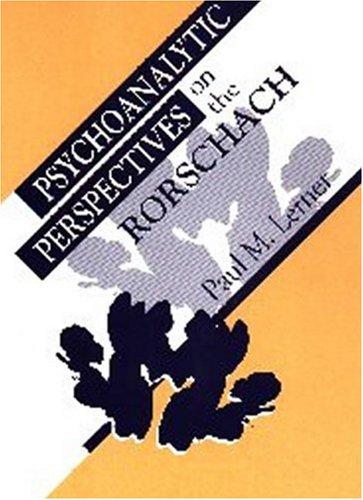 Cover of Psychoanalytic perspectives on the Rorschach