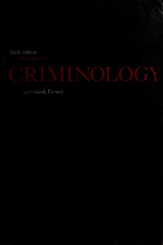 Cover of Criminology