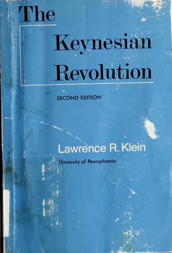 Cover of The Keynesian revolution