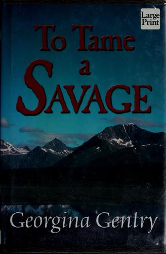 Cover of To tame a savage