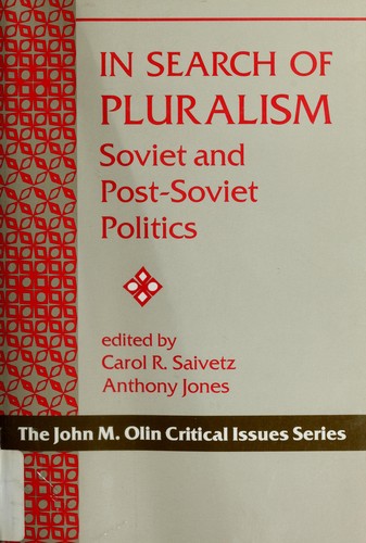 Cover of In search of pluralism