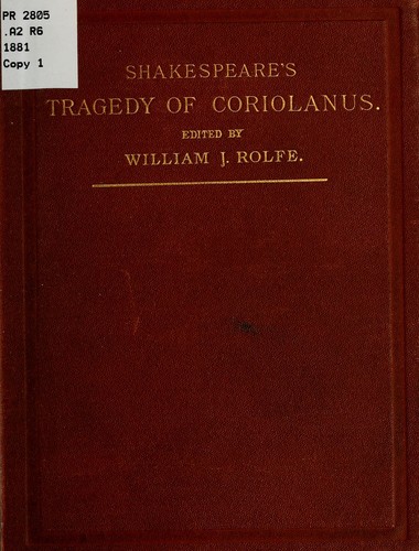 Cover of Coriolanus