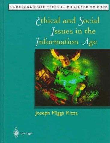 Cover of Ethical and social issues in the information age