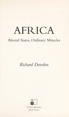 Cover of Africa