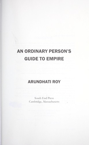 Cover of An ordinary person's guide to empire