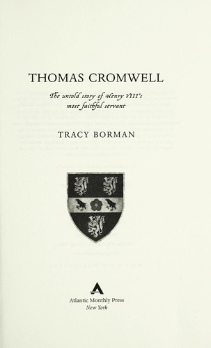 Cover of Thomas Cromwell