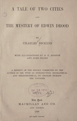 Cover of Novels (Mystery of Edwin Drood / Tale of Two Cities)