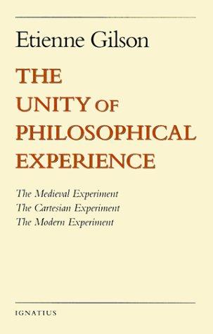 Cover of The Unity of Philosophical Experience