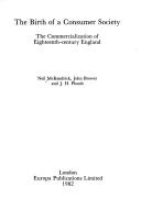 Cover of The birth of a consumer society
