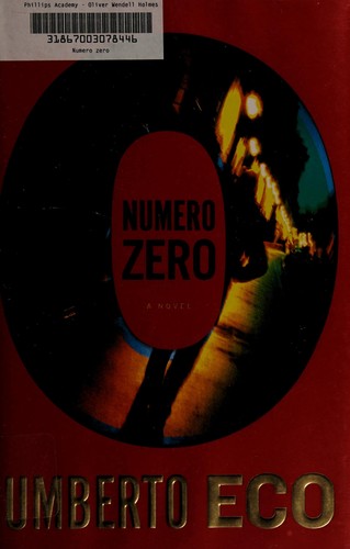 Cover of Numero zero