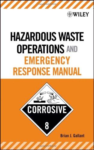 Cover of Hazardous waste operations and emergency response manual