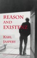 Cover of Vernunft und Existenz
