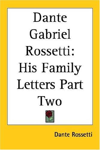 Cover of Dante Gabriel Rossetti