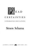 Cover of Dead certainties