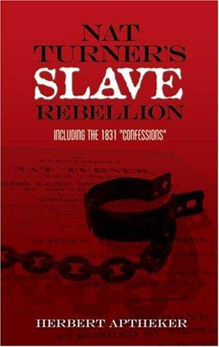 Cover of Nat Turner's slave rebellion