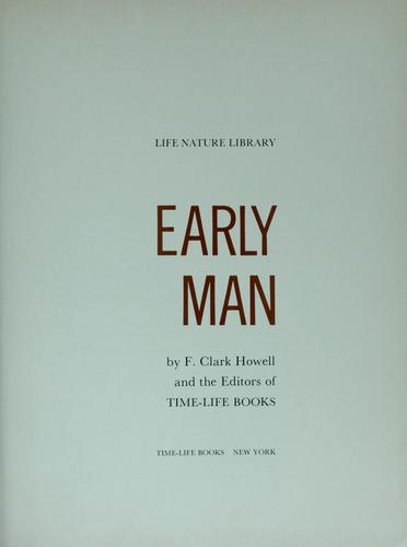 Cover of Early man