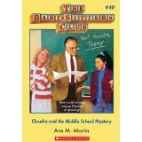 Cover of Claudia and the middle school mystery. (Baby-Sitters Club no.040)
