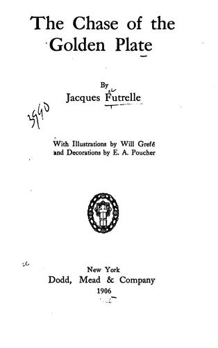 Cover of The chase of the golden plate