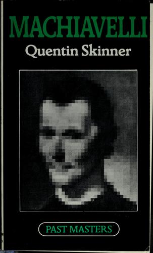 Cover of Machiavelli