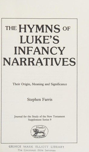 Cover of The Hymns of Luke's Infancy Narratives